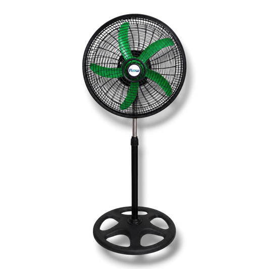 VENTILADOR DE PEDESTAL CON 5 ASPAS DE 46 CM APROX - FLOW