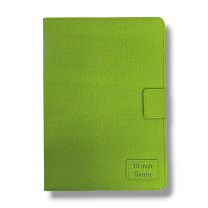 ESTUCHE DE AGENDA PARA TABLET 1010" PULGADAS UNIVERSAL - VERDE