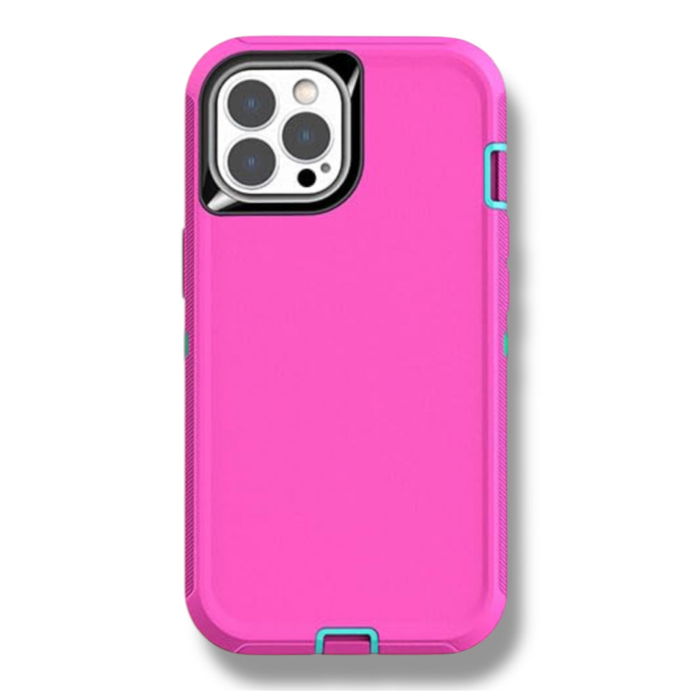 IPHONE 12 PRO MAX - OTTERBOX SERIES DEFENDER - ROSA / CELESTE