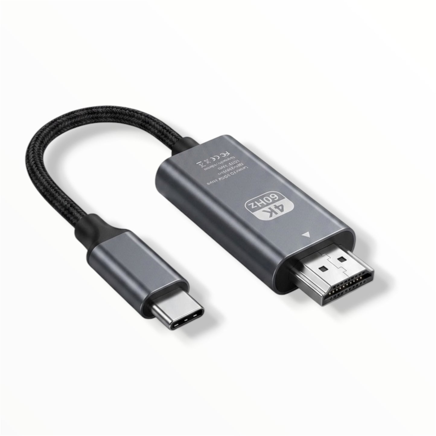 CABLE ADAPTADOR USB-C A HDMI 4K 60HZ ULTRA HD DE ALTA VELOCIDAD