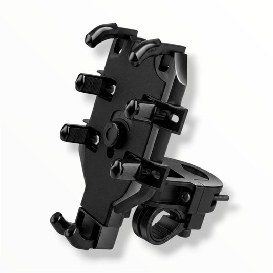 HOLDER  Y SOPORTE DE TELEFONO UNIVERSAL Y AJUSTABLE PARA MANILLARES DE MOTOCICLETAS  Y BICICLETAS .