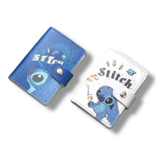 TARJETEROS CON DISEÑOS DE STITCH DE 10 CM