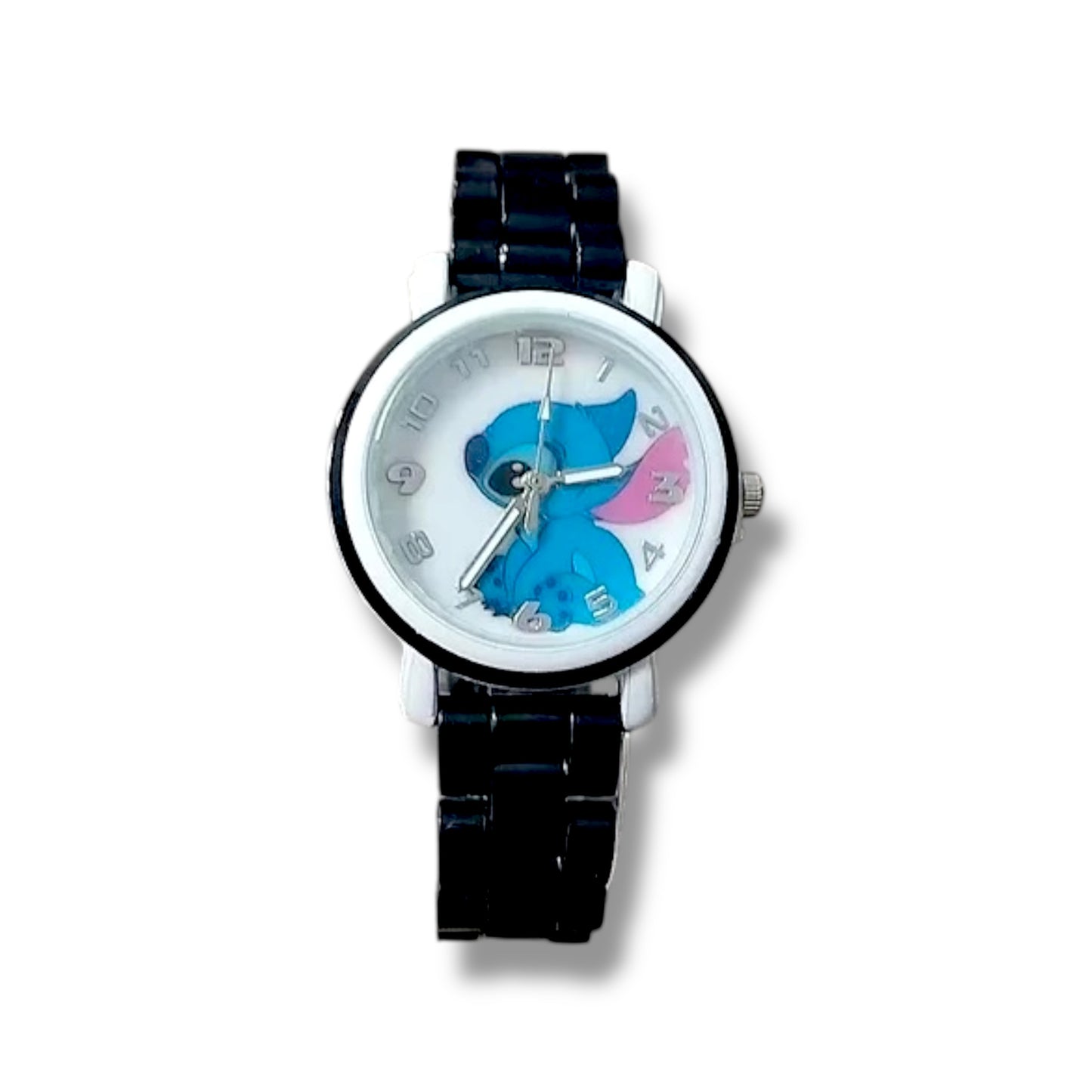 RELOJ CON DISEÑO DE STITCH - DIFERENTES COLORES - 1 UNIDAD