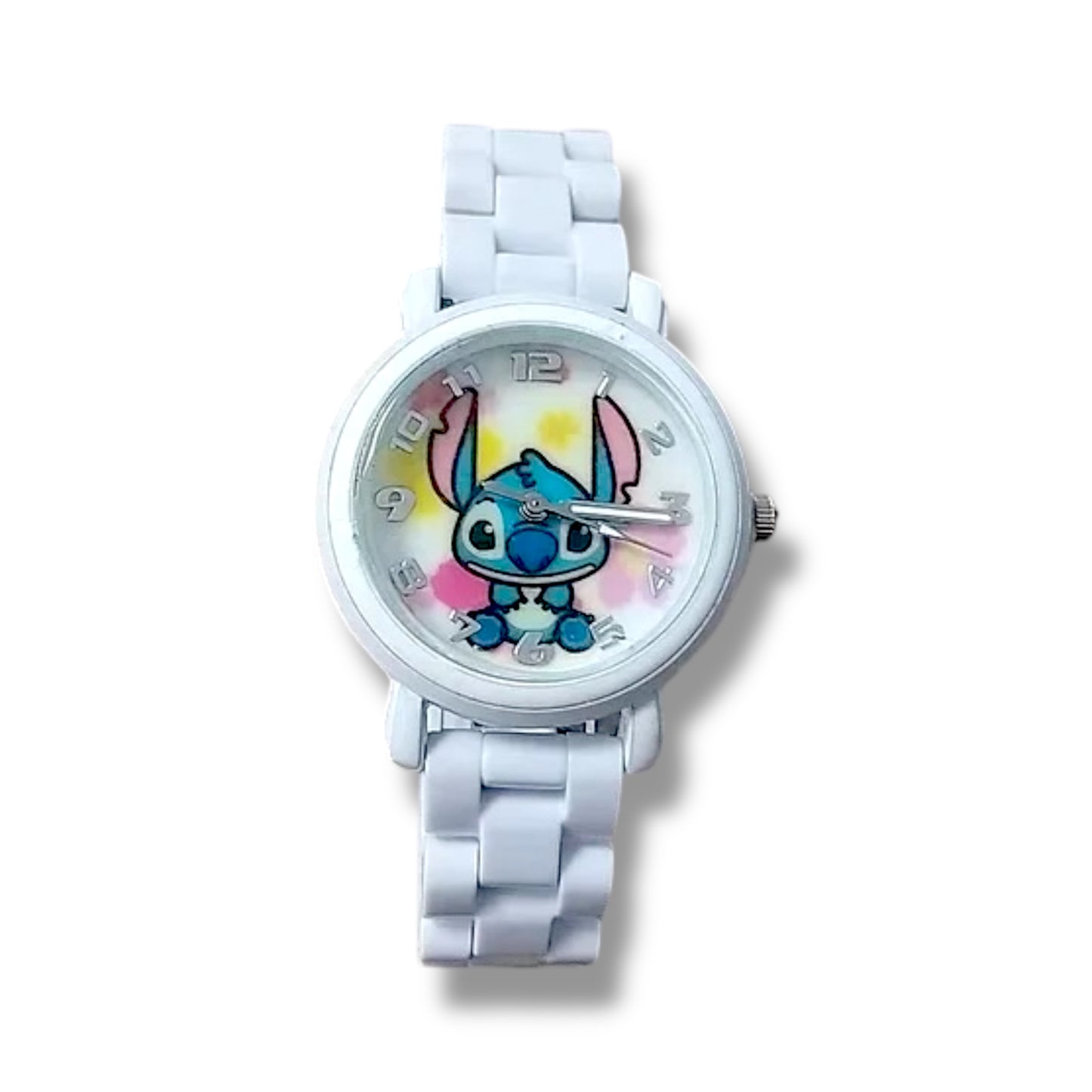 RELOJ CON DISEÑO DE STITCH - DIFERENTES COLORES - 1 UNIDAD