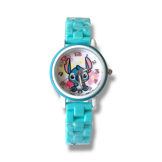 RELOJ CON DISEÑO DE STITCH - DIFERENTES COLORES - 1 UNIDAD