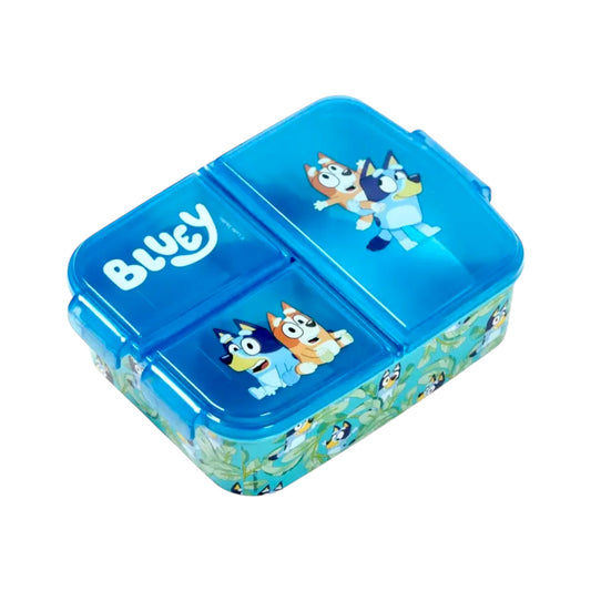 SANDWICHERA PLÁSTICA CON DISEÑO DE BLUEY PARA NIÑ@S