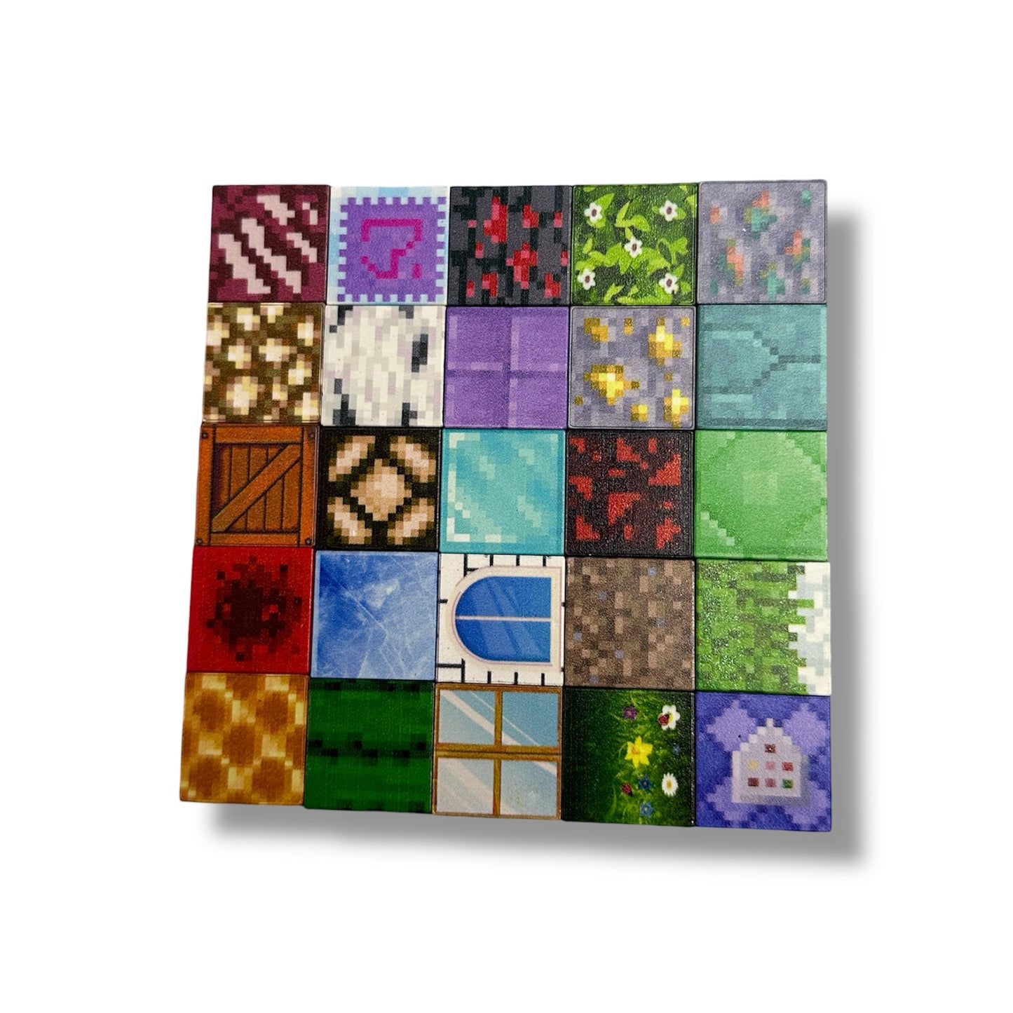 CUBOS MAGNÉTICOS CON TEMÁTICA DE MINECRAFT - ARMABLES