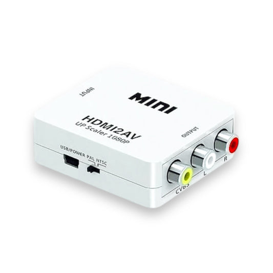 MINI CONVERTIDOR HDMI ENTRADA a RCA SALIDA 1080P - HDMI2AV
