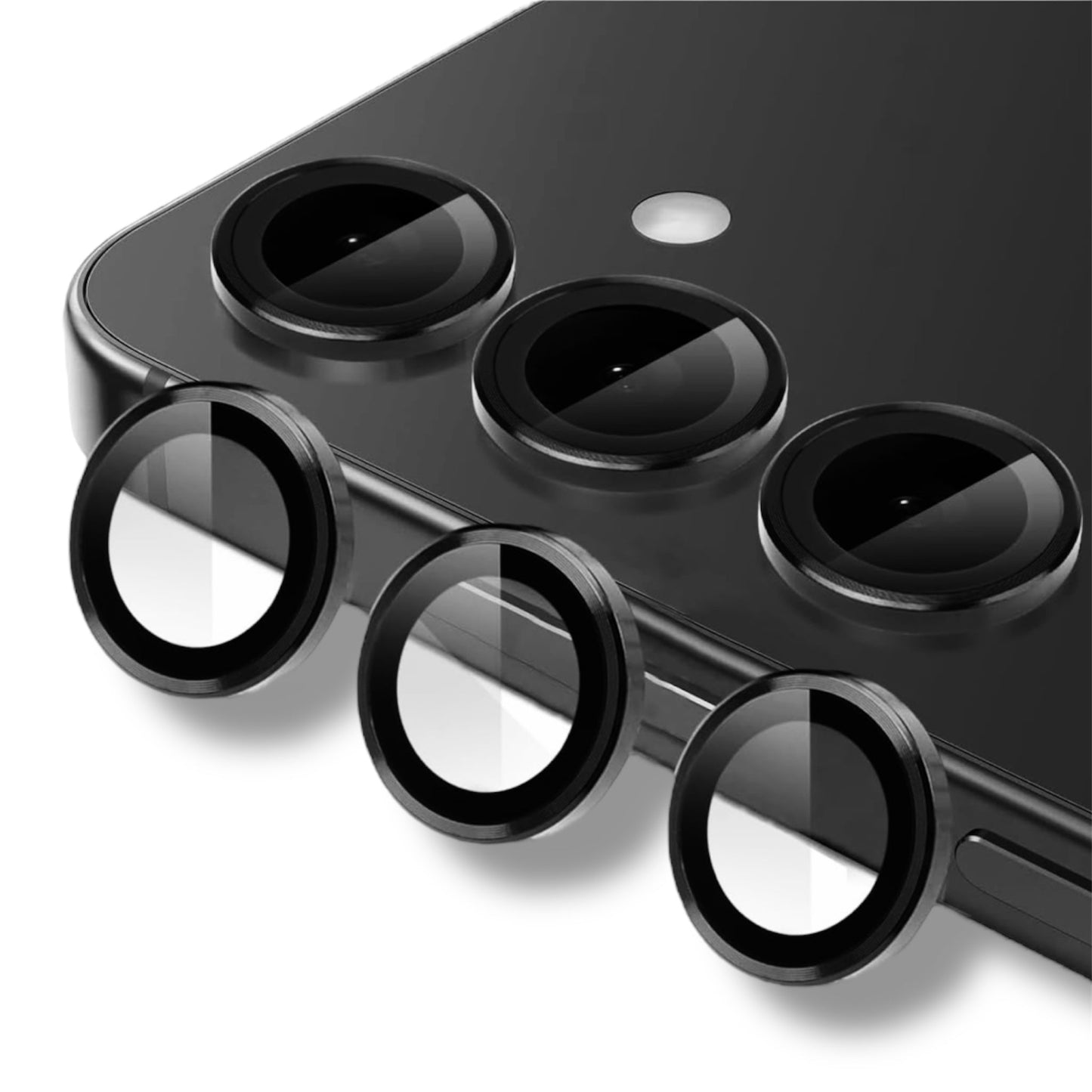 SAMSUNG / S25 PLUS TEMPERADO DE CAMARA NEGRO