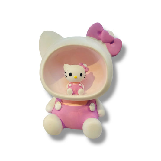 ALCANCÍA DE HELLO KITTY CON LUCES, DE 18 CM