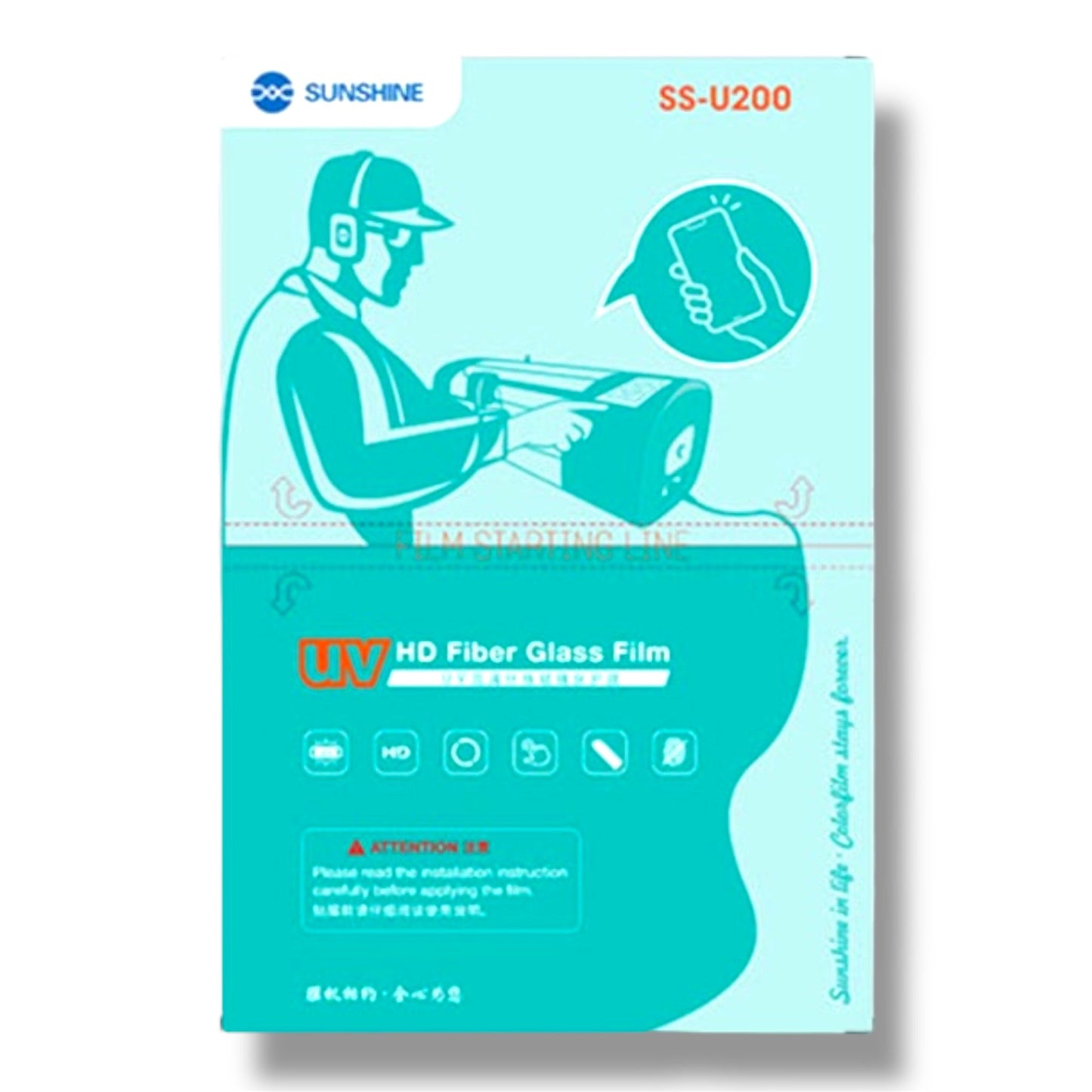 LAMINA DE FIBRA DE VIDRIO UV TRASPARENTE HD SUNSHINE SS-U200 - 1 UNIDAD