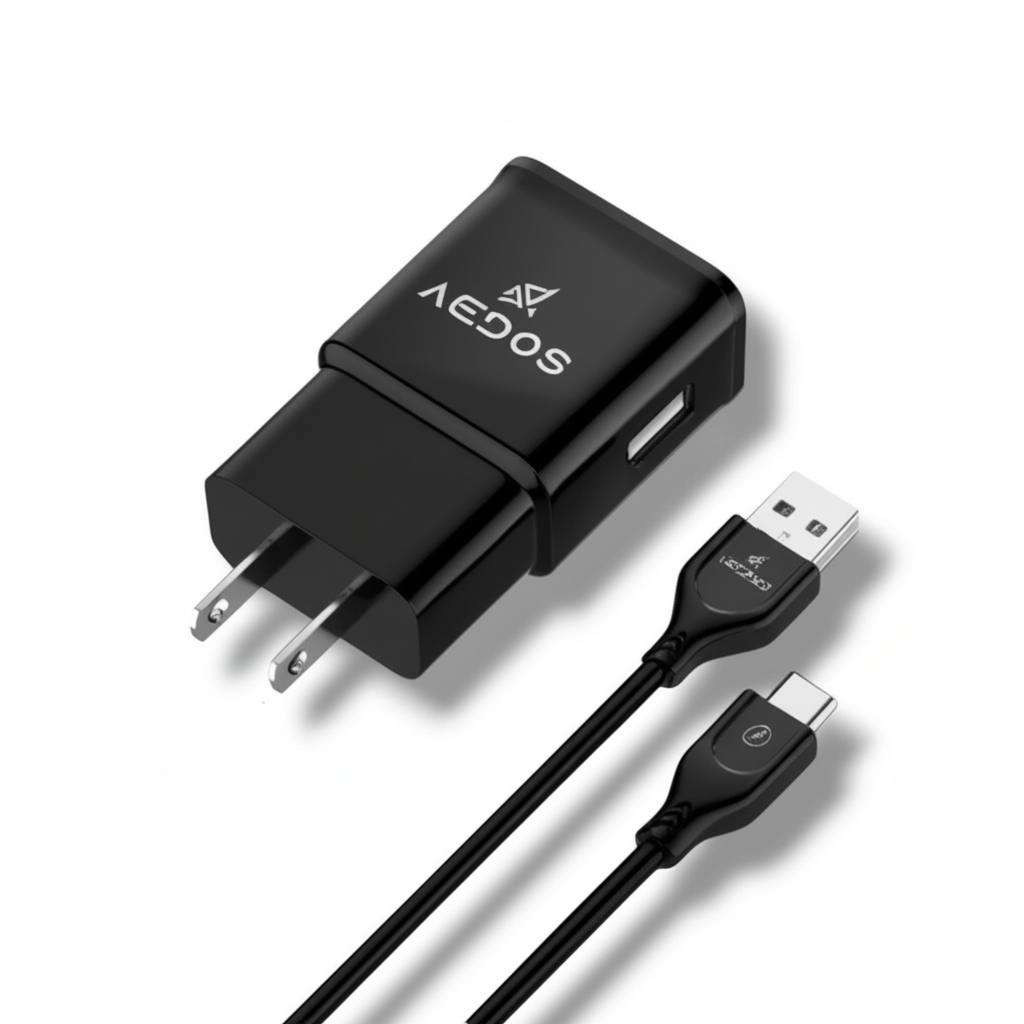 CARGADOR USB-C CON CABLE - AEDOS AD-04 C