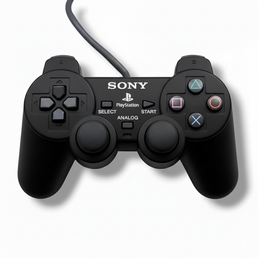 MANDO DUALSHOCK 2 GENÉRICO PS2 - NEGRO
