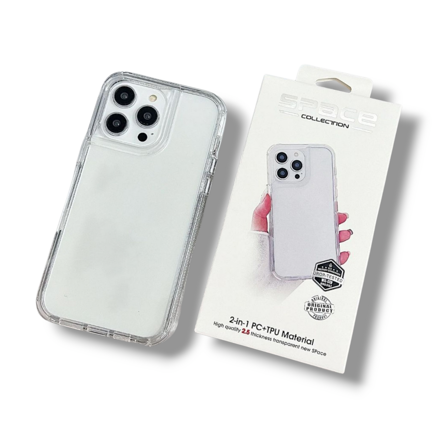 IPHONE 14 PRO MAX - ESTUCHE COLECCIÓN SPACE REFORZADO COLORES VARIOS