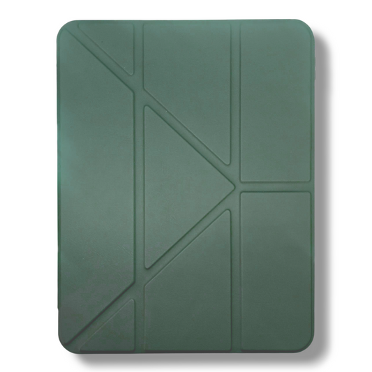 IPAD A16 11" PULGADAS / IPAD 10ma GENERACION / IPAD 10,9" PULGADAS 2022 ESTUCHE DE AGENDA VERDE AZULADO MATE / TRASPARENTE
