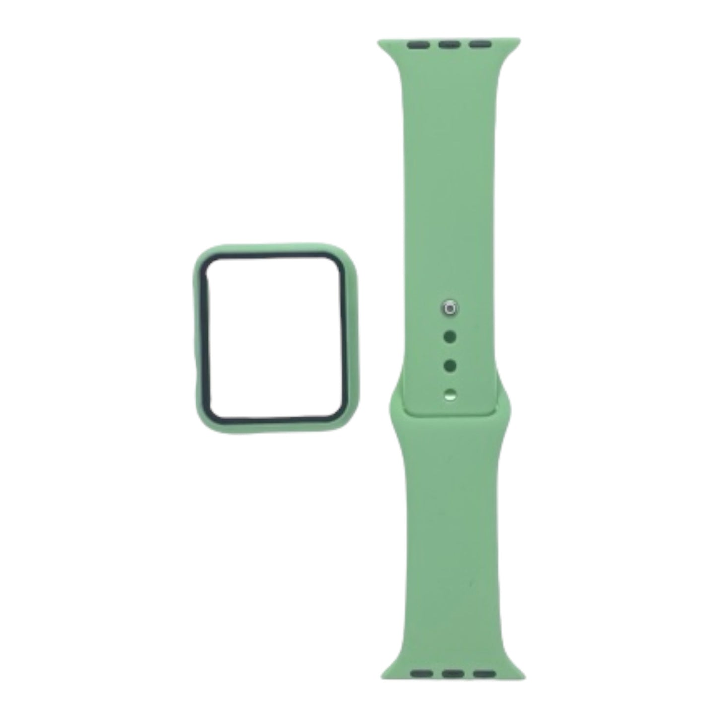 CASE + BANDA APPLE WATCH 40mm - VERDE CLARO