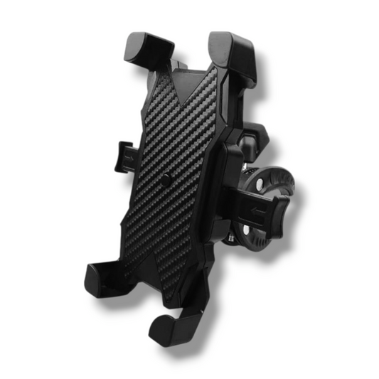 HOLDER Y SOPORTE DE TELÉFONO UNIVERSAL Y AJUSTABLE PARA MANILLARES DE MOTOCICLETAS Y BICICLETAS