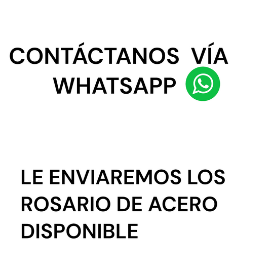 ROSARIO DE ACERO- 1 UNIDAD