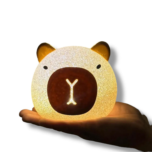 Lámpara escarchada de Capibara de 13 CM