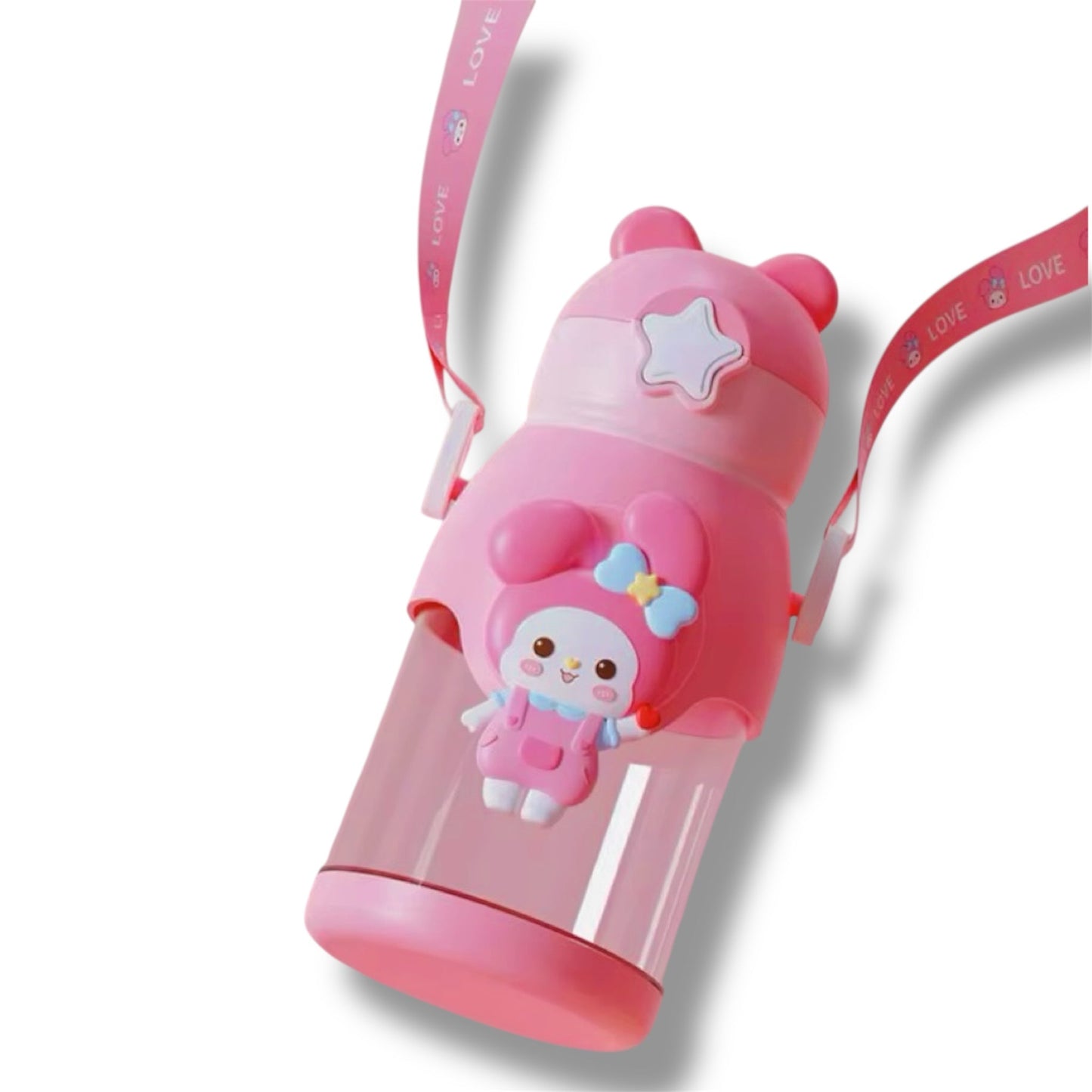 BOTELLA PLASTICA DE LA COLECCION DE SANRIO - DIFERENTES COLORES