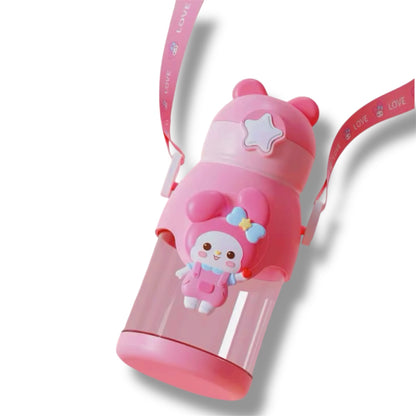 BOTELLA PLASTICA DE LA COLECCION DE SANRIO - DIFERENTES COLORES